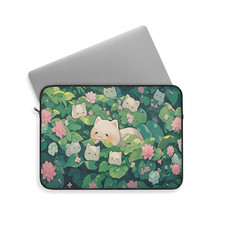 Kawaii Cats Garden Laptop Sleeve 13