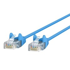Belkin CE001B10-BLU-S 10 ft CAT6 Slim Gigabit Snagless UTP Ethernet Cable - Blue picture