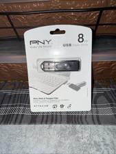PNY Attache 8GB Classic USB 2.0 Flash Drive BLACK P-FD8G/MINI-EFS2-Free Ship picture