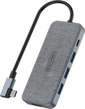 ZSIMC USB C Hub, 7-in-1 Docking Station Multiport Adapter with 4K HDMI, 100W picture