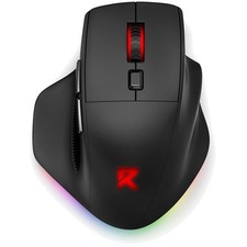Tri-Mode Wireless Gaming Mouse with 12800 DPI for Big Hands – RGB Customizable picture