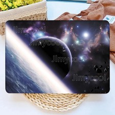 2pcs Space Nebula Galaxy Laptop Sticker Removable Decal Scratch Resistant Case picture