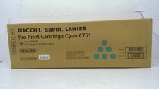 Genuine Ricoh Savin Lanier C751 Cyan Pro Print Cartridge 828188 for Pro C751 picture