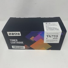 iNKNi TN760  2-pk High Yield Black Toner Cartridge-NIB-Sealed Cartridges picture