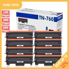 TN760 Toner Cartridges For Brother TN730 DCP-L2550DW HL-L2390DW HL-L2395DW Lot picture