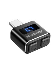 Meatanty Metal USB-C Tiny Mouse Jiggler, Mover Undetectable, Black picture