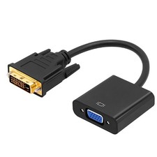 1PC 25-Pin DVI-D Male to 15-Pin VGA Female Cable Adapter 1080P HD Converter picture