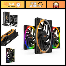 120mm PWM ARGB Cooling Fans - High Speed, Low Noise, 3-Pack for Radiators & Heat picture