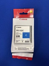 GENUINE CANON PFI-102C Cyan IPF500 IPF600 IPF700 Factory Sealed 2018 picture