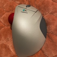 Logitech Cordless Trackman Wheel Mouse Trackball T-RA18 NO RECEIVER picture