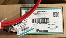 {2}~NEW PANDUIT Pan-Net 7ft Patch Cord STP6X7RD  Cat 6A ,10 Gig picture