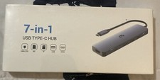 USB C Hub 7 in 1 Docking Station Enabling Stunning 4K HDMI Visuals Fast 5Gbps picture