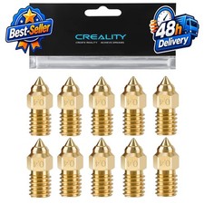 10PCS Brass 0.4mm Nozzles for Ender 3 V3 SE, Ender 5 S1, High Speed Kit picture