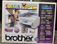 New In Box Brother MFC-3820CN All-In-One Color Printer Copier Scanner PC Fax picture