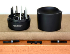 NOS Wacom Pro Pen Stand Holder w/ 10 Replacement Nibs Intuos 4, 5 + BONUS STUFF picture