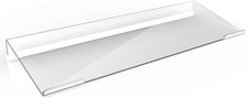 Clear Acrylic Tilted Computer Keyboard Holder for Easy Ergonomic picture