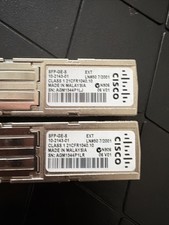 Lot of 2 New Genuine Cisco SFP-GE-S 10-2143-01  Transceiver Modules Authentic picture
