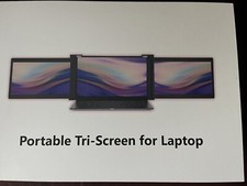 Vodzsla 11.6 Inch Portable Tri-Screen Laptop Dual Monitor PC MAC Chrome picture