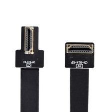 NFHK FPV Dual 90 Degree Right-Up Angled HDMI Type A Male to Male FPC Flat Cable picture
