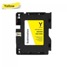 Yellow Sublimation Ink Cartridge for Sawgrass Virtuoso SG500 SG100 Upgraded Chip picture