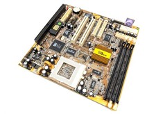 Untested PC100 SiS530 VER 5.0 Mainboard Socket 7 Motherboard Retro 5595 picture