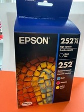 Epson 252 Black, C/M/Y 4pk Combo Ink Cartridges - Black, Cyan, Magenta, Yellow ( picture