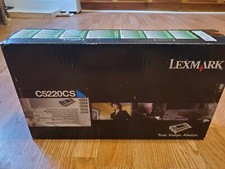 LEXMARK C5220CS CYAN Toner 3k in NEW Sealed BOX picture
