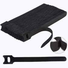 60 bridas reutilizables de 6 pulgadas correas ajustables para cables organizador picture