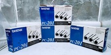 Lot of 4 Brother PC-201 Toner Cartridge Black picture