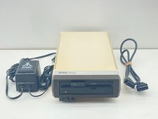 Atari 1050 Floppy Disk Drive - Original Power Supply Data Cable 5.25 - Powers On picture
