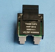 Amp Jack Cat5e  RJ45 , T 568B,569014-1, Lot of 4 Pcs picture