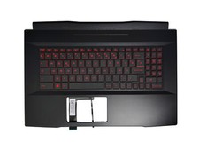 Laptop For MSI GF76 MS-17L1 MS-17L3 French Keyboard Upper Case Palmrest Cover picture