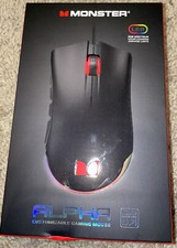 Monster Alpha 9.0 RGB Wired Gaming Mouse Black 2MNGM0169B0E2 picture