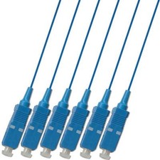 Direct Burial Outdoor SC 6 Strand Fiber Optic Cable Singlemode 9/125 10M Network picture