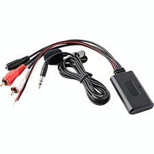1PC Bluetooth A2DP Music Streaming 12V To Car Stereo Radio RCA 3.5mm Aux Adapter picture