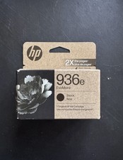 NEW Authentic HP 936e EvoMore Ink Cartridge (BLACK) Expires 1-2028 Brand New picture