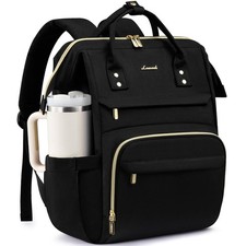 Lovevook Laptop Backpack For Women Giant Tumbler Holder Pocket15.6 Inch picture