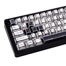 Manga Style PBT Keycaps Set, Cherry Profile Pixel Game Theme Key Cap, Dye Sub... picture