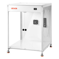 VEVOR Acrylic 3D Printer Enclosure w/Vent, LED, 600x600x800mm picture