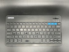 Arteck HB220B Universal Slim Portable Wireless 3.0 7-Color Backlit Keyboard -... picture