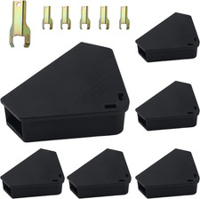 Mouse Station with Keys Black 6 Pack, Key Required Mouse Stations, Mice Stations picture