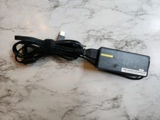 TWO (2) Lenovo Square Yellow Slim Tip OEM 65W 20V 3.25A AC Charger Adapter picture