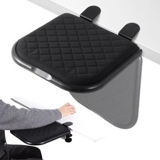 Ergonomic Arm Rest Desk Extender 90 Folding Soft Memory Foam Pad Clamp picture