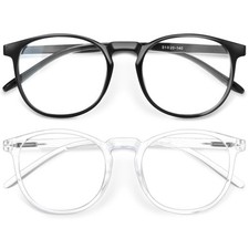 Blue Light Glasses for Woman/Men, Fashion Blue Light Glasses Men, Fake Glasse... picture