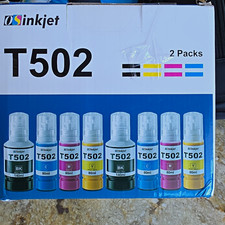 OSinkjet T502 Ink Bottle Set Black/Cyan/Magenta/Yellow for Epson ET-2700 picture