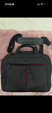 Hedgren Black Laptop Briefcase Padded Partitioned w Shoulder Strap picture