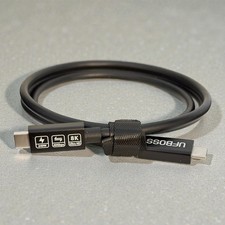 UFBOSS USB-C - USB-C High Performance Cable 3 foot 240W, 40Gbps, 8K Ultra HD picture