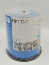 HP Invent Blank CD-R Recordable Disc Media 52X 80 Min 700MB 100 Pack Spindle New picture