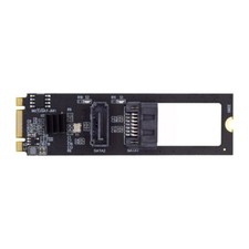 Cablecy NGFF Key B+M PCI Express to SATA 3.0 6Gbps Dual Ports Converter Card picture