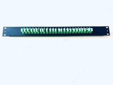 48 Fibers, 24 Ports LC/APC Duplex Single Mode Adapters, 1U 19' Fiber Patch Panel picture